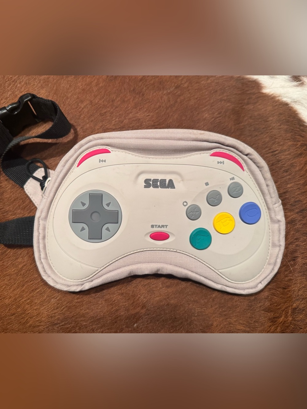 Grey Retro Controller Belt Bag Crossbody - Zara - Sega